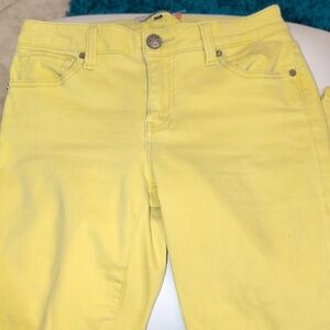 CAbi Yellow Women's Skinny Jeans
